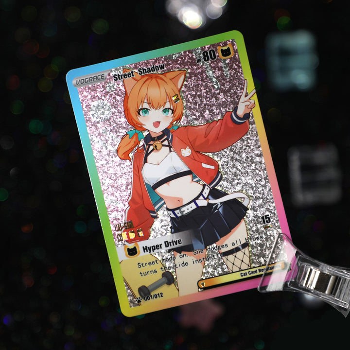 Cartes holographiques rares personnalisées TCG 