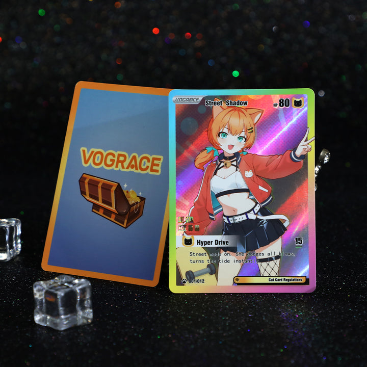 Cartes holographiques rares personnalisées TCG 