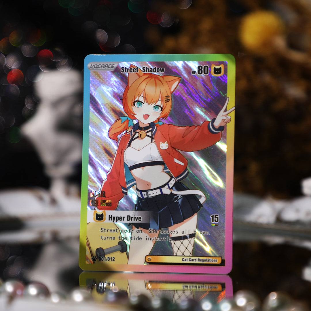 Cartes holographiques rares personnalisées TCG 