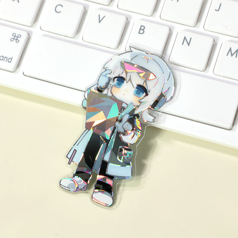 Custom Transparent Raised Foil Sticker Sheet