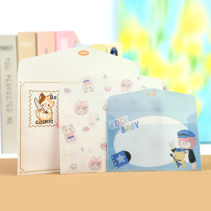 Custom Transparent Vellum Paper Envelopes Printing - VOGRACE