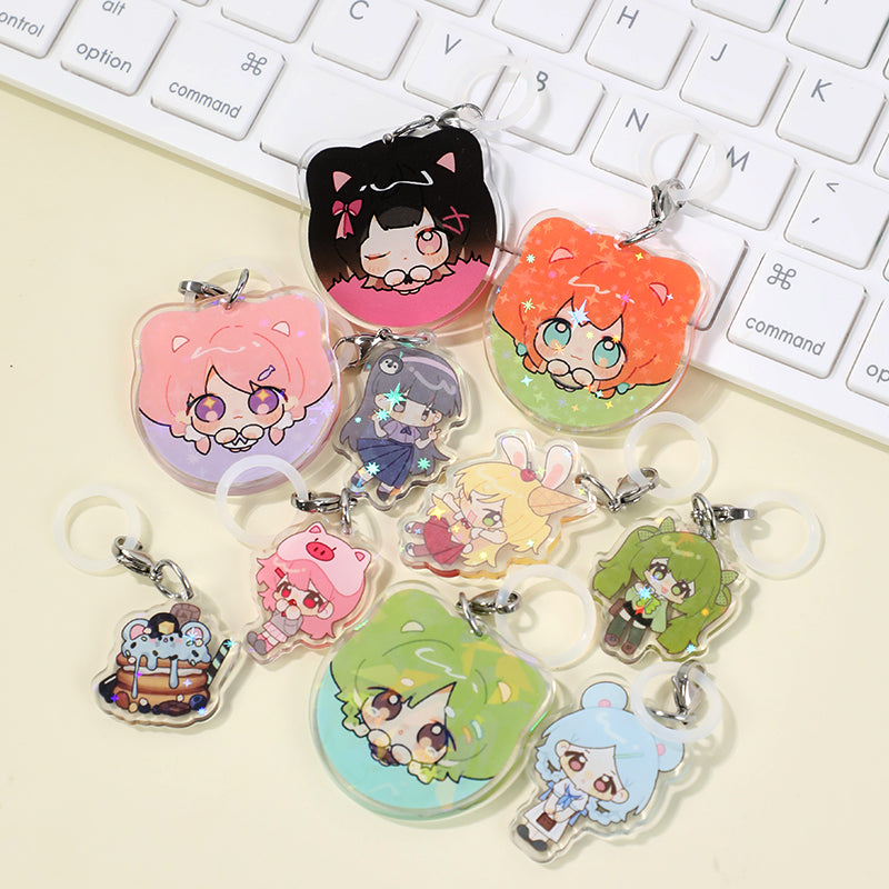 Custom Umbrella Holographic Keychains