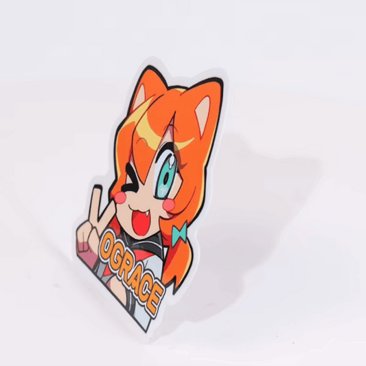 Adesivos de vinil personalizados.