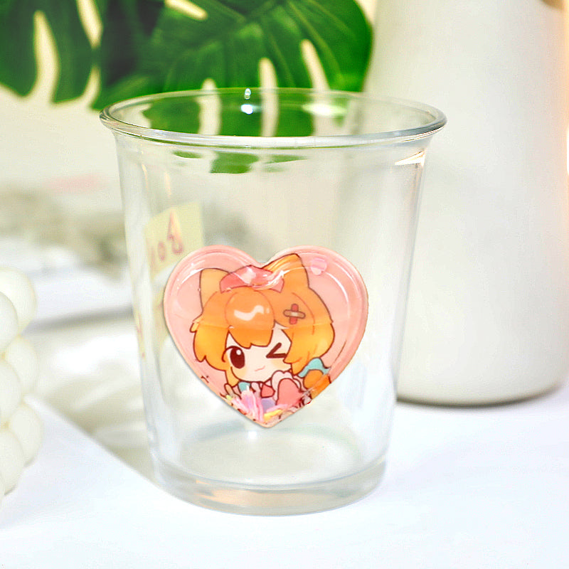 Custom Water-Filled Shaker Sticker