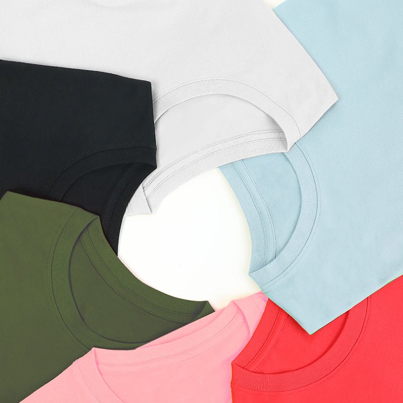 Impresión de camisetas de algodón para mujeres personalizadas, camisetas de cuello redondo 