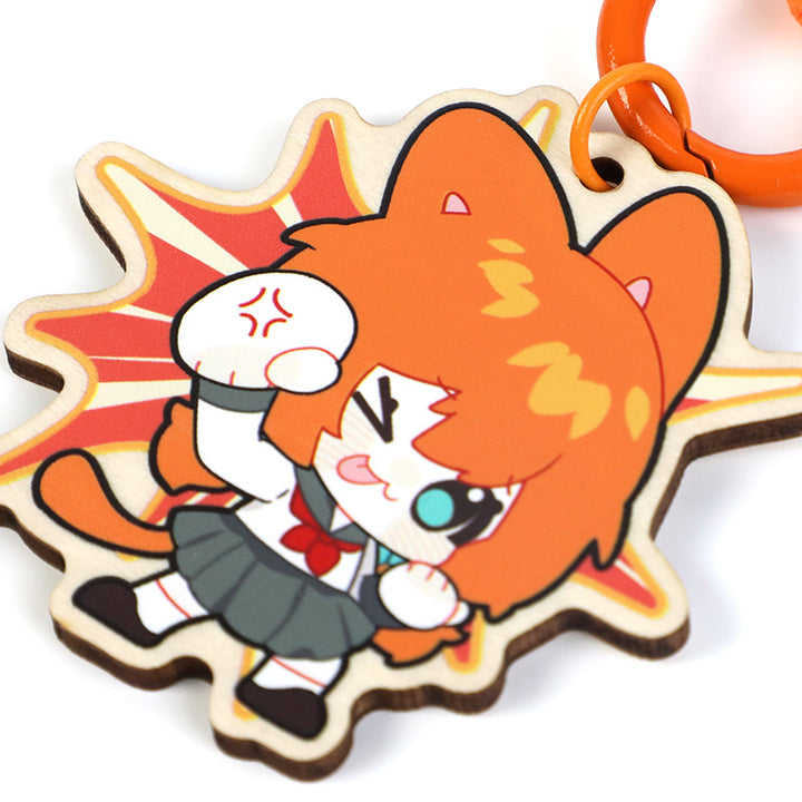 Custom Wooden Braided Lanyard Keychain With Rope