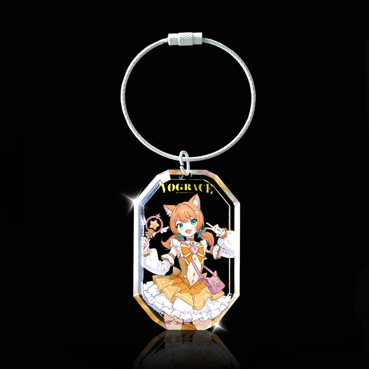 Custom Acrylic Diamond Keychain