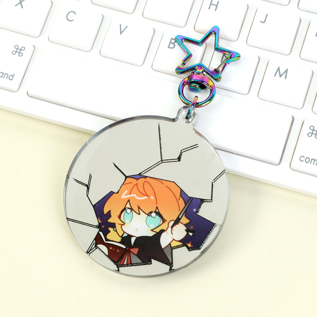 Custom Magic Mirror Perspective Acrylic Keychains - VOGRACE