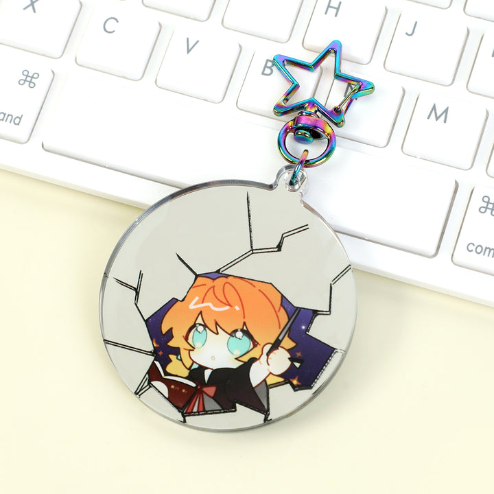 Custom Magic Mirror Perspective Acrylic Keychains - VOGRACE