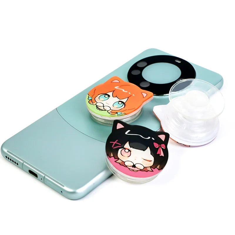 カスタムスマホグリップ丸型モバイルホルダー