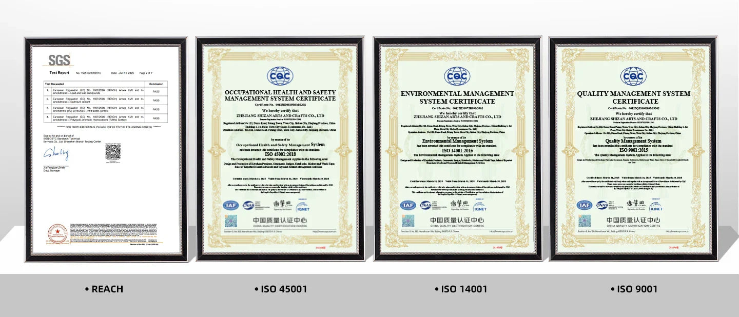 documentos de certificações e conformidade Vograce
