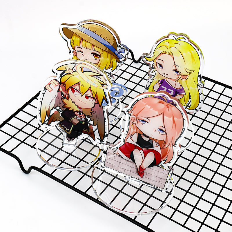 Custom Gold Edge Acrylic Standees - VOGRACE