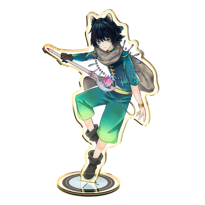 Custom Gold Edge Acrylic Standees - VOGRACE