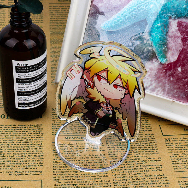 Custom Gold Edge Acrylic Standees - VOGRACE