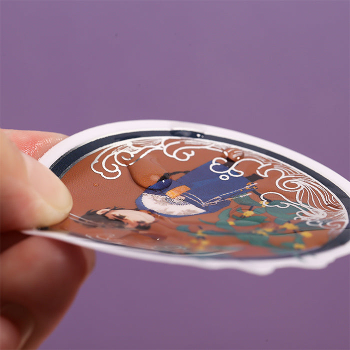 Custom Hot Foil Stamped Stickers - VOGRACE