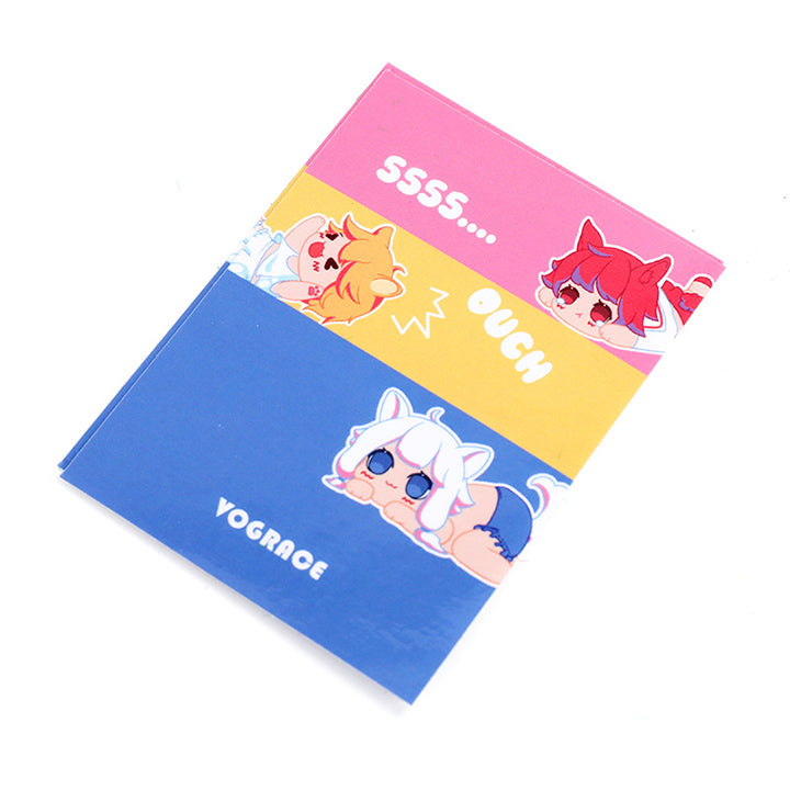 Custom Stickers + keychain sets Packing - VOGRACE